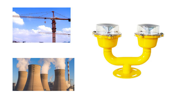 タワーの二重頭部のための方向明るいIP65航空機の警報灯